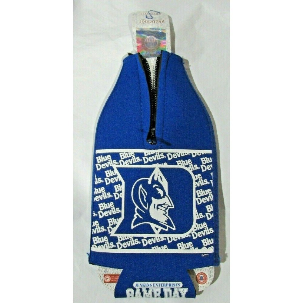 NCAA Duke Blue Devils Logo on Blue Bottle Coolie